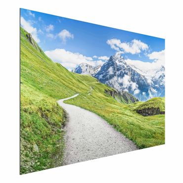 Tableau sur aluminium - Grindelwald Panorama