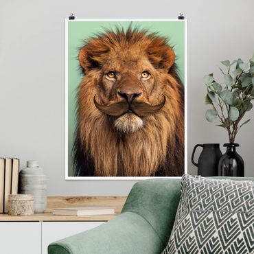 Poster animaux - Lion With Beard