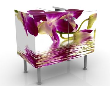 Meubles sous lavabo design - Pink Orchid Waters