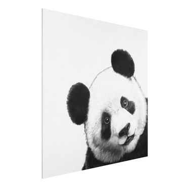 Impression sur forex - Illustration Panda Black And White Drawing