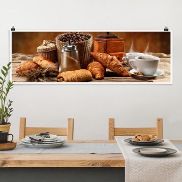 Poster panoramique cuisine - Breakfast Table