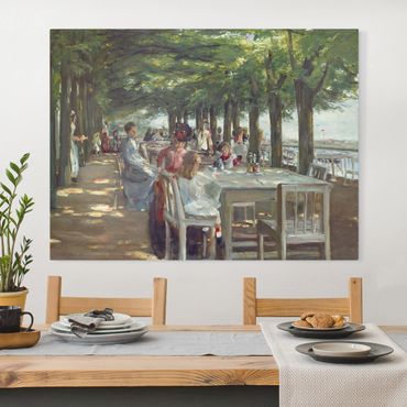 Tableau sur toile - Max Liebermann - The Restaurant Terrace Jacob