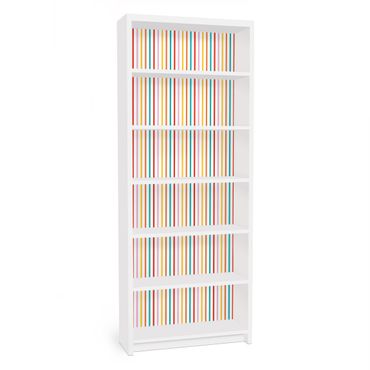 Papier adhésif pour meuble IKEA - Billy bibliothèque - No.UL750 Stripes