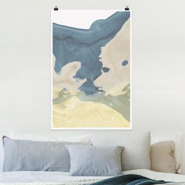 Poster abstrait - Ocean And Desert II