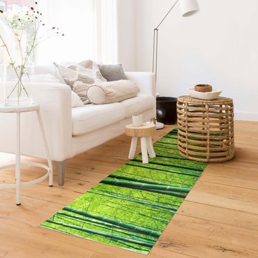 Vinyl Floor Mat - Bamboo Forest - Panorama Landscape Format