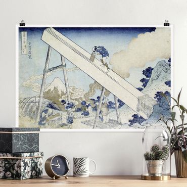Poster - Katsushika Hokusai - In The Totomi Mountains