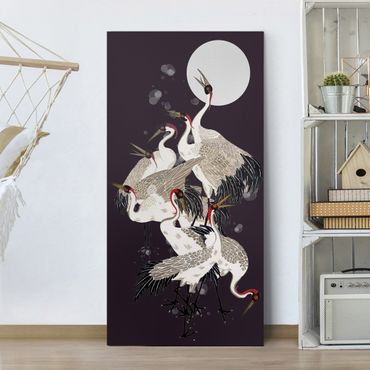 Impression sur toile - Crane In Front Of Moon II