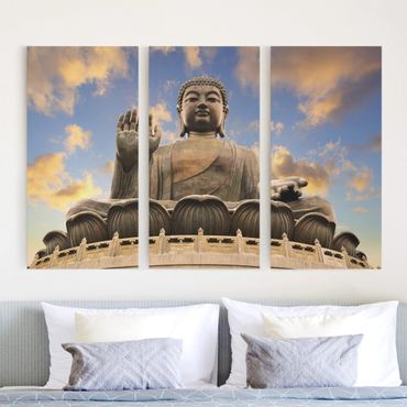 Impression sur toile 3 parties - Big Buddha