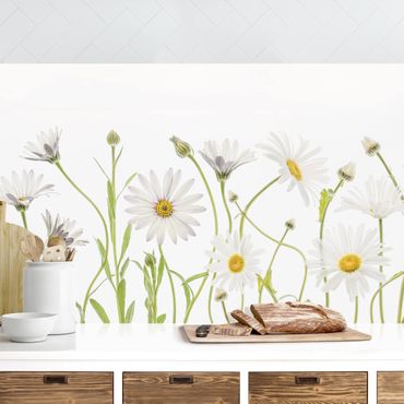 Revêtement mural cuisine - Gentle Daisy Mix I
