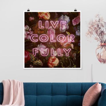 Poster - Live Colour Fully