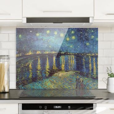 Fond de hotte - Vincent Van Gogh - Starry Night Over The Rhone