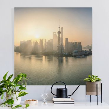 Impression sur toile - Pudong At Dawn