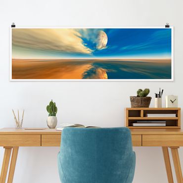 Poster panoramique plage - Fantasy