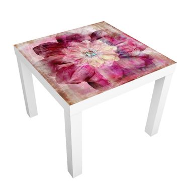 Papier adhésif pour meuble IKEA - Lack table d'appoint - Grunge Flower