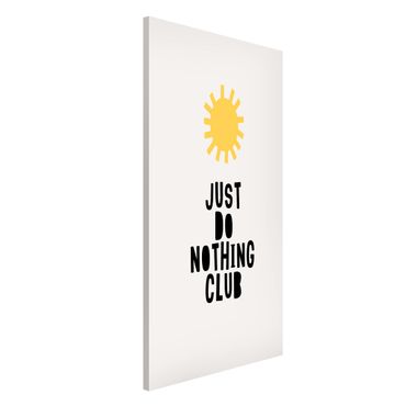 Tableau magnétique - Do Nothing Club Yellow