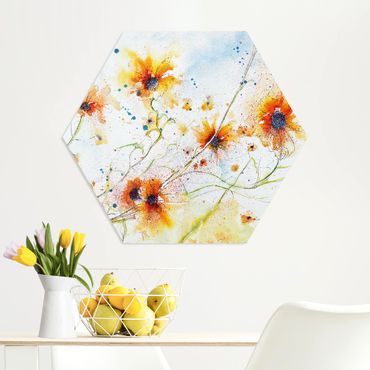 Hexagone en forex - Painted Flowers