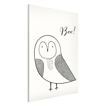 Tableau magnétique - Owl Boo Drawing