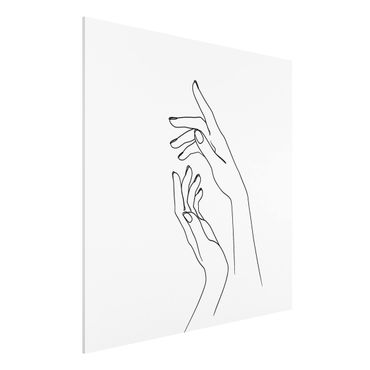 Impression sur forex - Line Art Hands