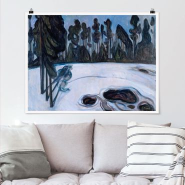 Poster - Edvard Munch - Starry Night