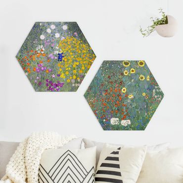 Hexagone en forex - Gustav Klimt - The Green Garden