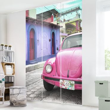 Set de panneaux coulissants - Pink VW Beetle