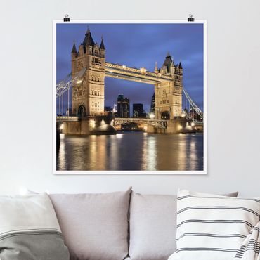 Poster - Tower Bridge At Night