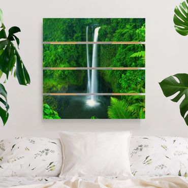 Impression sur bois - Heavenly Waterfall