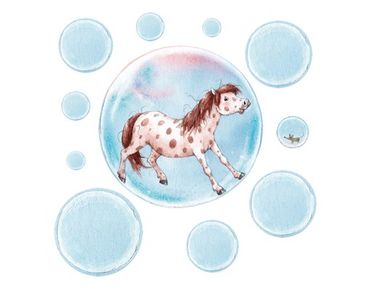 Sticker mural - Bubble Pony