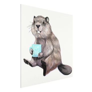 Impression sur forex - Illustration Beaver Wit Coffee Mug