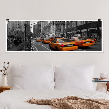 Poster panoramique architecture & skyline - New York, New York!
