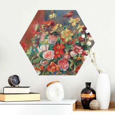 Hexagone en alu Dibond - Auguste Renoir - Flower vase