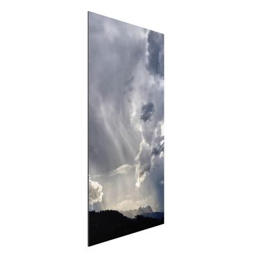 Tableau sur aluminium - Wild Clouds