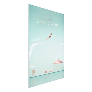 Impression sur forex - Travel Poster - Côte D'Azur