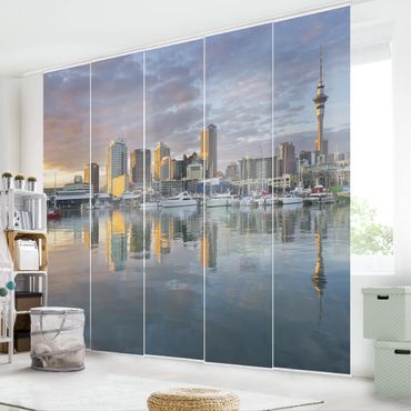 Set de panneaux coulissants - Auckland Skyline Sunset