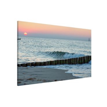 Tableau magnétique - Sunset At The Beach