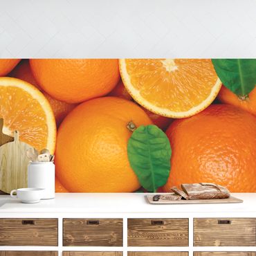 Revêtement mural cuisine - Juicy oranges