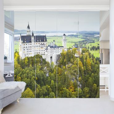 Set de panneaux coulissants - Castle Neuschwanstein Panorama