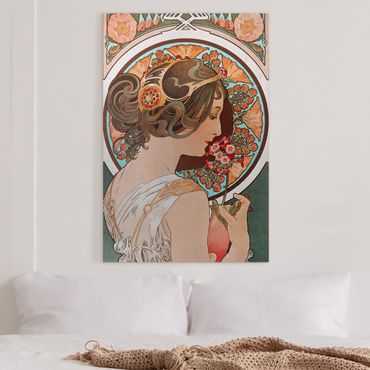 Tableau sur toile - Alfons Mucha - Primrose