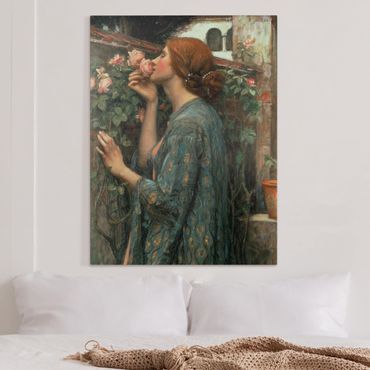 Tableau sur toile - John William Waterhouse - The Soul Of The Rose