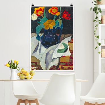 Poster reproduction - Paula Modersohn-Becker - Still Life with Tulips