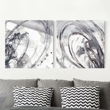 Impression sur toile - Sonar Black And White Set I
