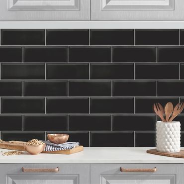 Revêtement mural cuisine - Ceramic Tiles Black