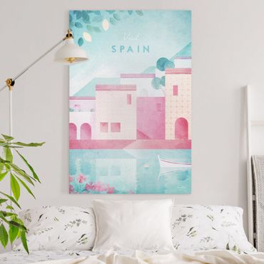Impression sur toile - Travel Poster - Spain