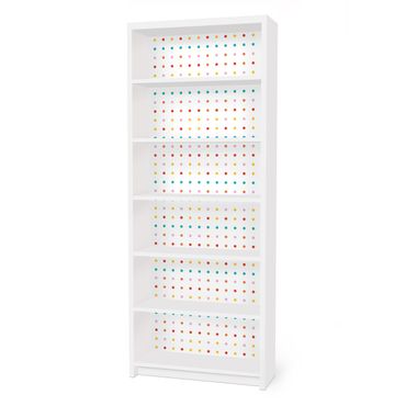 Papier adhésif pour meuble IKEA - Billy bibliothèque - No.UL748 Little Dots