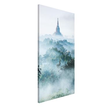 Tableau magnétique - Morning Fog Over The Jungle Of Bagan