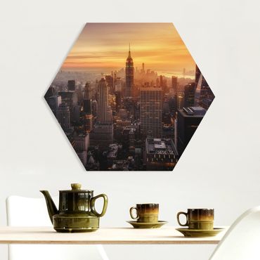 Hexagone en forex - Manhattan Skyline Evening