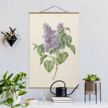Tableau en tissu avec porte-affiche - Maria Geertruyd Barber-Snabilie - Lilac