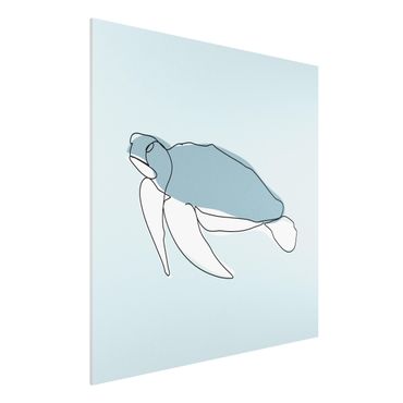 Impression sur forex - Turtle Line Art