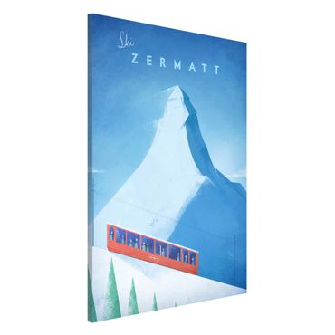 Tableau magnétique - Travel Poster - Zermatt