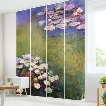 Panneau coulissant - Claude Monet - Water Lilies